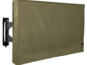 iBirdie Outdoor Waterproof and Weatherproof TV Cover for 28 to 32 inch Outside Flat Screen TV - Green Cover Size 29''W x 19''H x 5.5''D