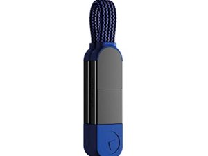Rolling Square inCharge X Portable Keychain Charger Cable