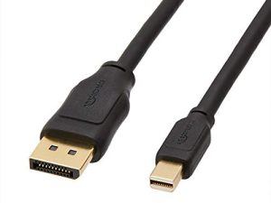 Amazon Basics 4K Mini DisplayPort to DisplayPort Cable - 6 Feet