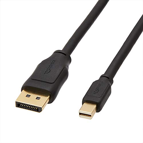Amazon Basics 4K Mini DisplayPort to DisplayPort Cable - 6 Feet Amazon Basics 4K Mini DisplayPort to DisplayPort Cable - 6 Feet