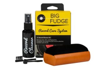 Big Fudge Vinyl Record Cleaning Kit - Complete 4-in-1 - Includes Ultra-Soft Velvet Record Brush