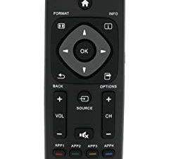 New Replaced Remote fit for Philips Smart TV NH500U NH500UW NH503UP 43PFL4902 65PFL5602 55PFL5602 50PFL5602 43PFL5602 75PFL6601 32PFL4902 40PFL4901 43PFL4901 43PFL4902 50PFL4901 50PFL5601 50PFL5602/F7