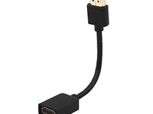 VCE HDMI Extension Cable Male to Female Adapter Short HDMI Extender Support 4K 3D Compatible with Google Chrome Cast