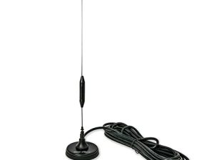 Magic Stick TV Digital Adjustable Antenna MS-ANT80 - Super Magnetic Disc Mount Indoor Outdoor HDTV Antenna - Clear 1080p HD TV - 50 Mile Signal Range Fast Plug 16.5 ft Long Wire as Seen on Television