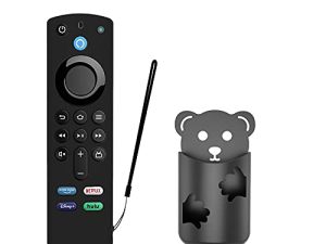 Black Remote Case and Holder Replacement for TVstick (3rd Gen) 2021 Release Voice Remote