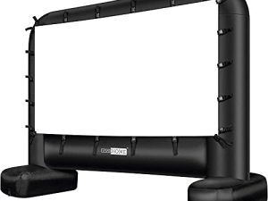 VIVOHOME 14 Feet Indoor and Outdoor Inflatable Blow up Mega Movie Projector Screen with Carry Bag for Front and Rear Projection