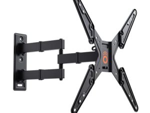 ECHOGEAR Swivel Full Motion TV Wall Mount Bracket for 26-58 Inch TVs – Extend and Tilt Your TV - Easy Single Stud Install
