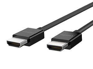 Belkin Ultra HD HDMI 2.1 Cable 6.6FT/2M - 4K Ultra High Speed HDMI Cable - 48Gbps HDMI 2.1 Cord - Dolby Vision HDR & 8K@60Hz Capable - Compatible w/ Playstation