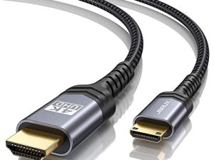 JSAUX Mini HDMI to HDMI Cable 6FT