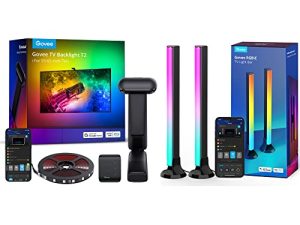 Govee Envisual TV Backlight T2 with Dual Cameras Bundle RGBIC TV Light Bars