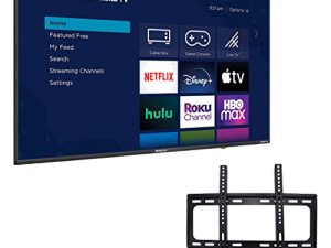 Westinghouse 55-Inch 4K UHD Smart TV with HDR Compatible with Alexa & Google Assistant 60Hz Refresh Rate + Free Wall Mount (No Stands) WR55UX4212 (Renewed)