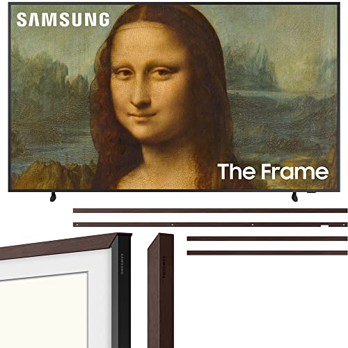 SAMSUNG QN65LS03BA 65 inch The Frame QLED 4K UHD Quantum HDR Smart TV (2022) Bundle 65" Customizable Bezel Modern Brown SAMSUNG QN65LS03BA 65 inch The Frame QLED 4K UHD Quantum HDR Smart TV (2022) Bundle 65" Customizable Bezel Modern Brown