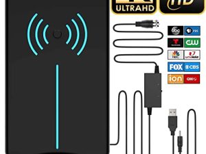 Updated 2022 Version Amplified HD Digital 'Matrix' TV Antenna Long 380 Miles Range