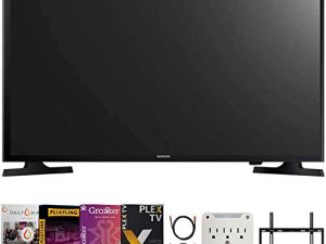 SAMSUNG UN32M4500B 32"-Class HD Smart LED TV Bundle with Premiere Movies Streaming + 19-45 inch TV Flat Wall Mount + 2X 6FT 4K HDMI 2.0 Cable + 6-Outlet Surge Adapter