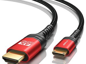 JSAUX Mini HDMI to HDMI Cable 6FT