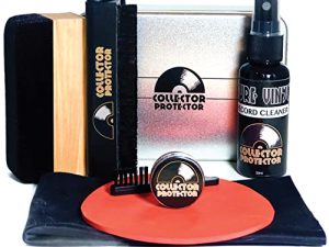 Vinyl Record Cleaning Kit - The Complete Set - Includes Soft Velvet & Carbon Fiber Record Brushes