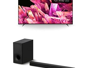 Sony 75 Inch 4K Ultra HD TV X90K Series: BRAVIA XR Full Array LED Smart Google TV with Dolby & Sony HT-S400 2.1ch Soundbar with Powerful Wireless subwoofer