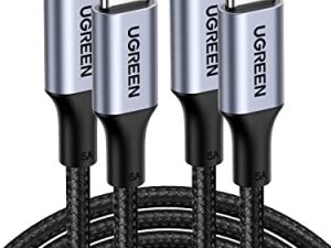 UGREEN USB C to USB C Cable 100W 2-Pack Type C Charging Cable Fast Charge Compatible with MacBook Pro 2022