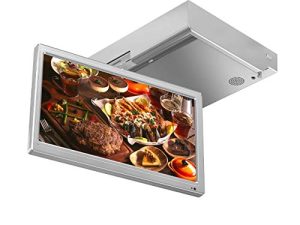 KUVASION 15.6 Inches Flip Down Kitchen TV