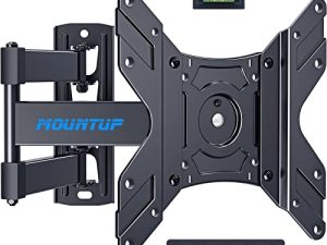 MOUNTUP UL Listed TV Monitor Wall Mount Swivel and Tilt for Most 14-42 Inch LED LCD Flat Curved TVs