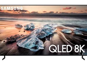 SAMSUNG QN75Q900RBFXZA Flat 75-Inch QLED 8K Q900 Series Ultra HD Smart TV with HDR and Alexa Compatibility (2019 Model)