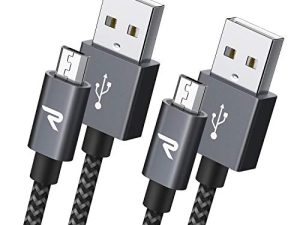 Micro USB Cable [2 Pack/6.6ft]
