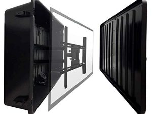 Storm Shell Outdoor TV Hard Cover Weatherproof Protection for Television - Mounts Right on The Wall - TV Wall Mounting Bracket Included … (45-55 inch)