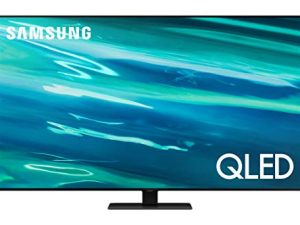 SAMSUNG 65-Inch Class QLED Q80A Series - 4K UHD Direct Full Array Quantum HDR 12x Smart TV with Alexa Built-in and 6 Speaker Object Tracking Sound - 60W