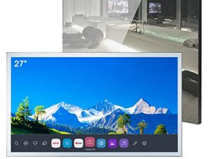 Soulaca 27 inch WebOS Bathroom Smart Mirror LED TV Shower Waterproof IP65 Full HD HDTV(ATSC) Tuner Wi-Fi & Bluetooth with Alexa Built-in