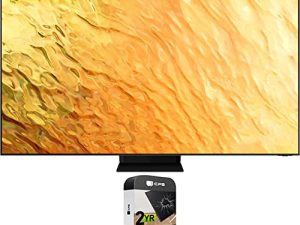 SAMSUNG QN85QN800BFXZA 85 Inch QN800B Neo QLED 8K Smart TV 2022 (Renewed) Bundle with 2 YR CPS Enhanced Protection Pack