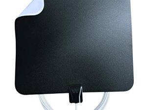 Winegard FL5500A FlatWave Amped Digital HD Indoor Amplified TV Antenna (4K Ready / ATSC 3.0 Ready / High-VHF / UHF)