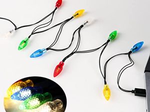 2 Pack LED Christmas Lights Charging Cable
