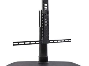 ECHOGEAR TV Swivel Stand - Universal Replacement Stand for TVs Up to 65"- Height Adjustable Up to 8" & Smooth TV Swivel - Works with Samsung