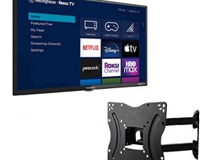 Westinghouse 24-Inch 720p LED HD Smart TV 60Hz Refresh Rate Compatible with Alexa & Google Assistant + Free Wall Mount (No Stands) WR24HX2210 (Renewed)