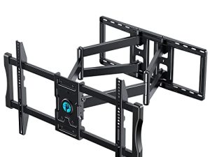 Pipishell TV Wall Mount Bracket Full Motion for 50-90 Inch OLED QLED Flat Curved TV with 29 Inch Long Extension Articulating Arm Swivel Tilt Level