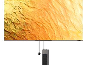 SAMSUNG QN75QN800BFXZA 75" 8K QLED Quantum Mini LED HDR Smart TV with a Austere 7S-PS8-US1 VII-Series 8 Outlet Power w/Omniport USB (2022)