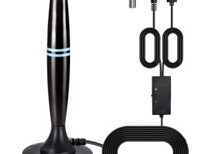 TV Antenna for Smart TV Amplified HDTV Indoor Digital Antenna with 350 Mile Range Support for 4K 1080p Fire TV Stick and All Old TVs