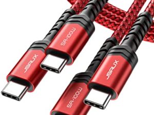 USB C to USB C Cable 100W [2-Pack 6.6FT&10FT]