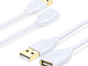 USB Extension Cable White