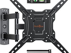 Perlegear TV Wall Mount for 26-55 inch Flat or Curved TVs