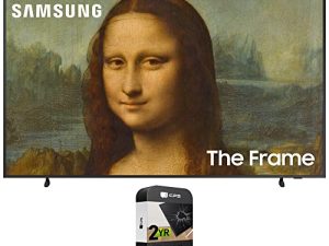 SAMSUNG QN50LS03BAFXZA 50 inch The Frame QLED 4K UHD Quantum HDR Smart TV 2022 (Renewed) Bundle with 2 YR CPS Enhanced Protection Pack
