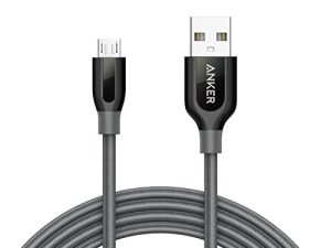 Anker Powerline+ Micro USB (6ft) The Premium Durable Cable [Double Braided Nylon] for Samsung