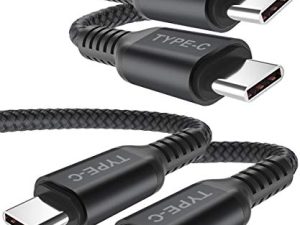 Basesailor USB C to Type C 100W Cable 6.6ft/2Pack