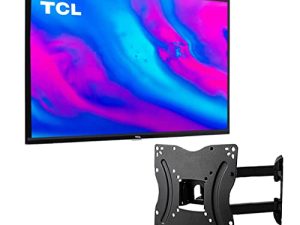 TCL 32-Inch Class HD 720p Android Smart LED TV Dolby Digital Bluetooth Connectivity Chromecast & Google Assistant Built-in + Free Wall Mount (No Stands) 32S21 (Renewed)
