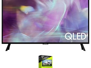 SAMSUNG QN32Q60AA 32 Inch QLED HDR 4K UHD Smart TV Bundle with Premium 4 YR CPS Enhanced Protection Pack