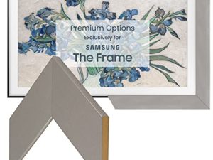 Deco TV Frames - Brushed Stainless Smart Frame Compatible ONLY with Samsung The Frame TV (65"