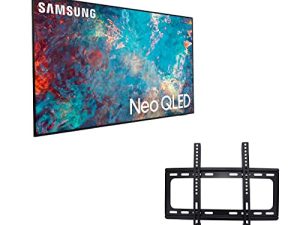 SAMSUNG 55-Inch QLED 4K Smart Ultra HDTV HDR 120Hz Refresh Rate Motion Xcelerator Turbo+ Compatible with Alexa & Google Assistant + Free Wall Mount (No Stands) QN55QN85DAFXZA (Renewed)