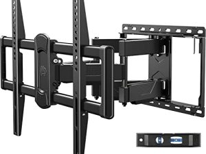 Mounting Dream UL listed Full Motion TV Wall Mount Swivel and Tilt for Most 42-75 Inch Flat Screen TV