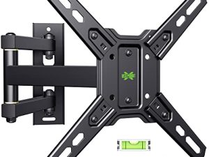 USX MOUNT Full Motion TV Monitor Wall Mount for Most 13-42 inch Flat Curved Screen TVs & Monitors Up to 55lbs
