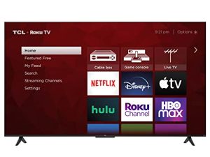 TCL 50" Class 4-Series 4K UHD HDR Smart Roku TV – 50S455 (Renewed)